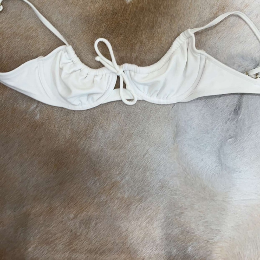 Target white bikini top. Size small. $12